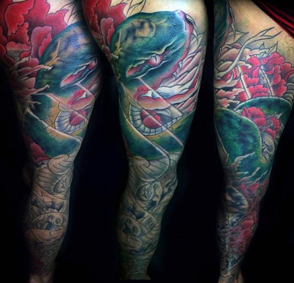 tatuaje serpiente para hombre 31