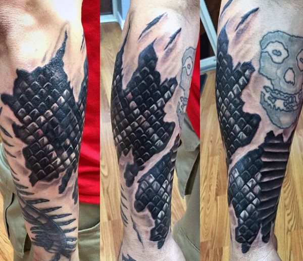 tatuaje serpiente para hombre 39