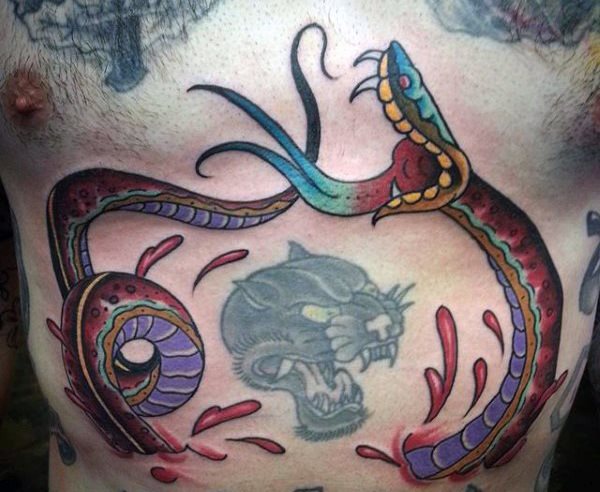tatuaje serpiente para hombre 57