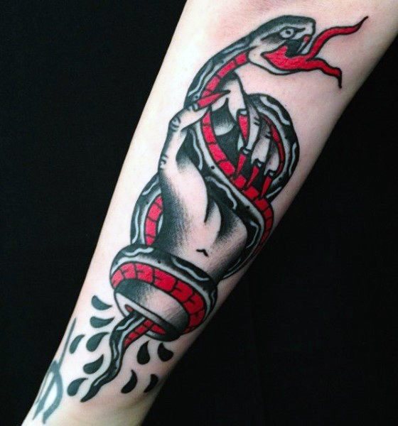 tatuaje serpiente para hombre 61