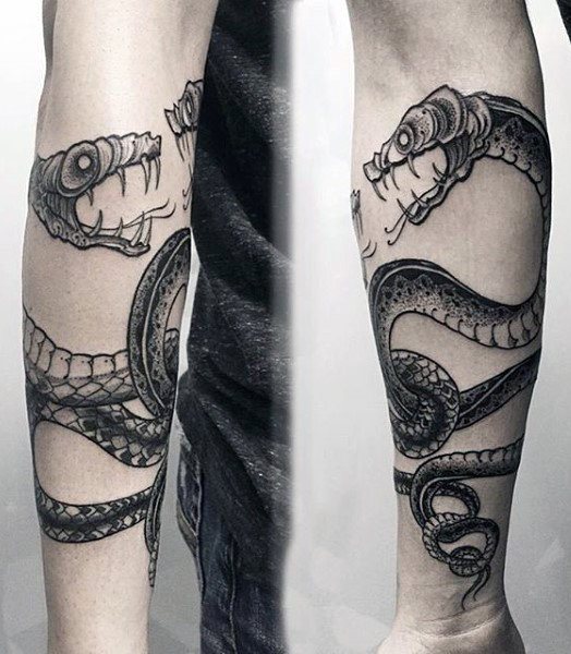tatuaje serpiente para hombre 63