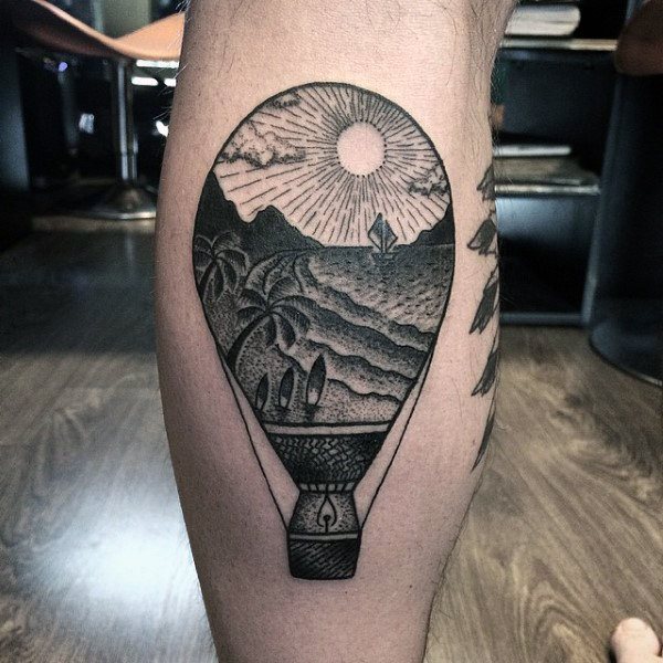 tatuaje sol para hombre 05