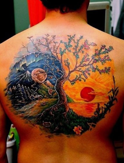 tatuaje sol para hombre 16