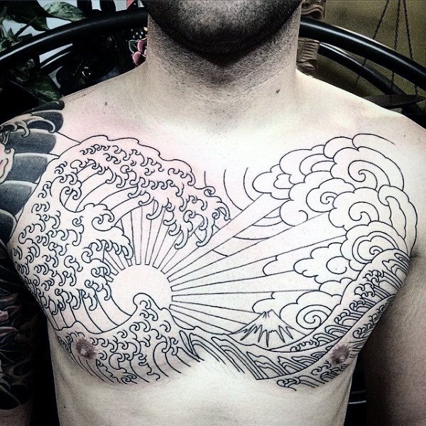 tatuaje sol para hombre 30