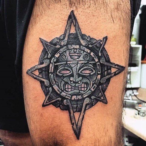 tatuaje sol para hombre 50