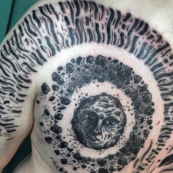 tatuaje sol para hombre 64