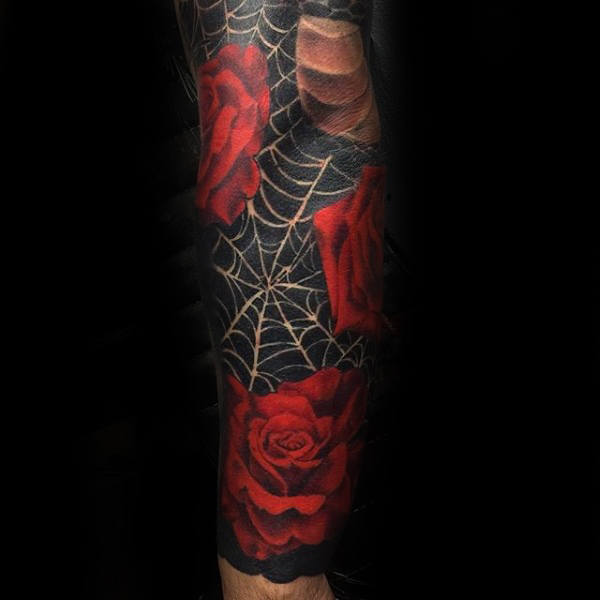 tatuaje telarana para hombre 20