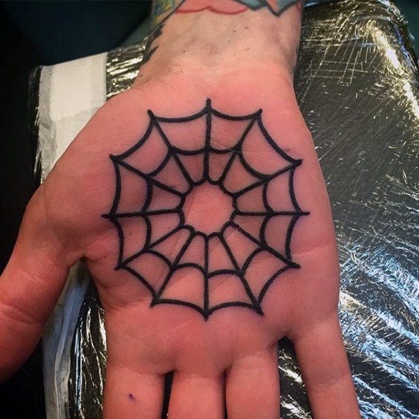 tatuaje telarana para hombre 27