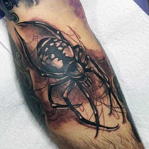 tatuaje telarana para hombre 28