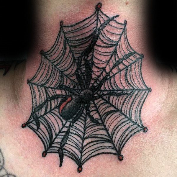 tatuaje telarana para hombre 43