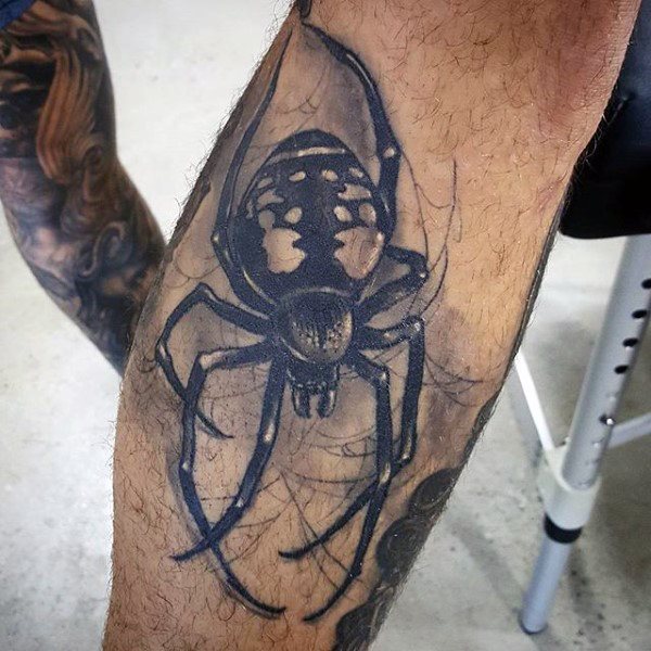 tatuaje telarana para hombre 64