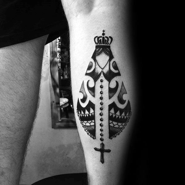 tatuaje virgen maria para hombre 15