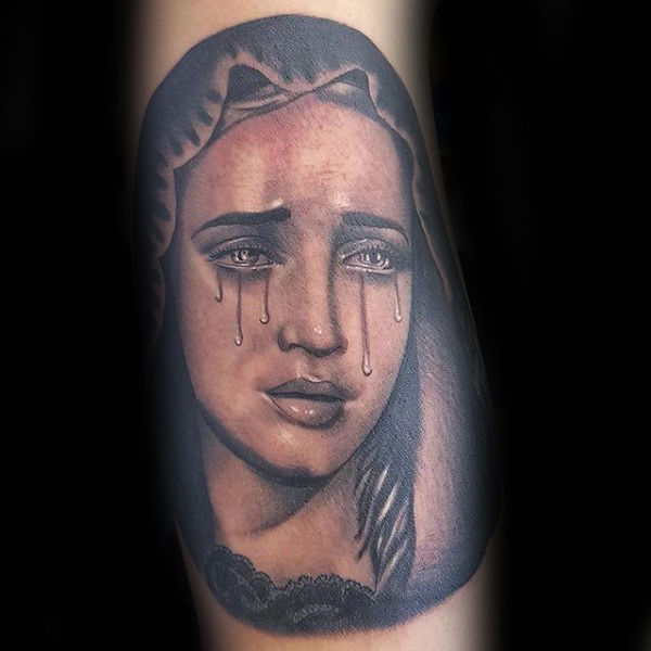 tatuaje virgen maria para hombre 21