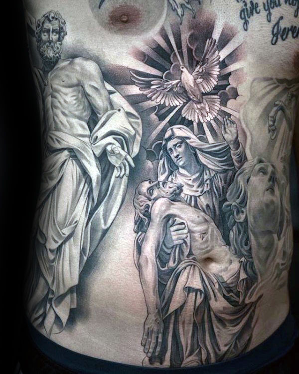 tatuaje virgen maria para hombre 31