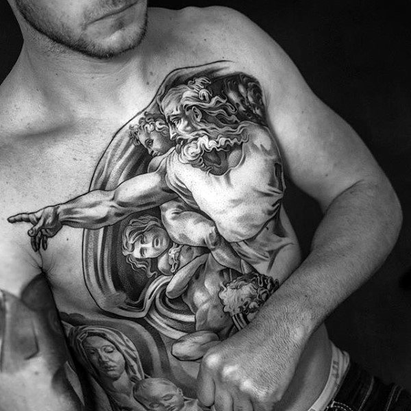 tatuaje virgen maria para hombre 72