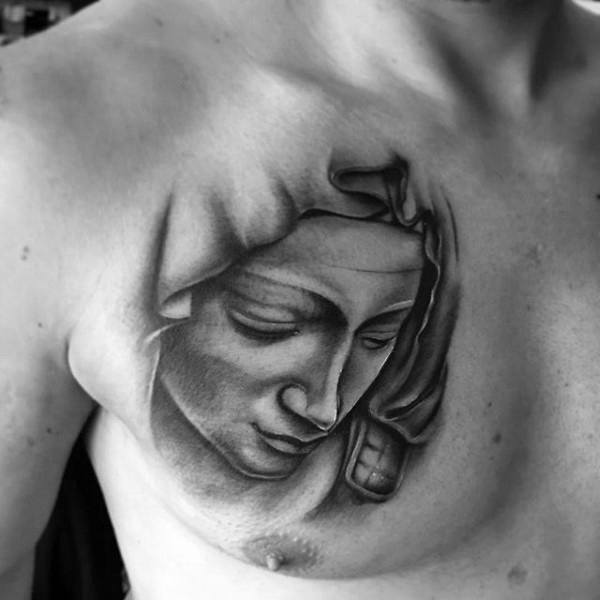 tatuaje virgen maria para hombre 91