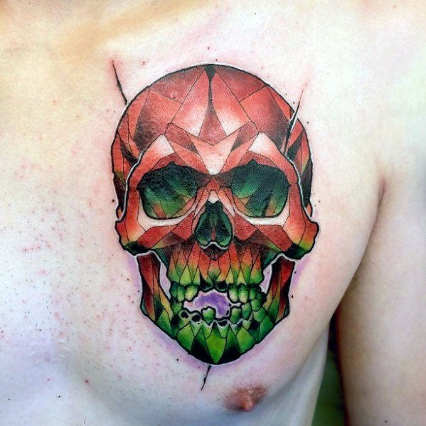 pequeno tatuaje pecho para hombre 29