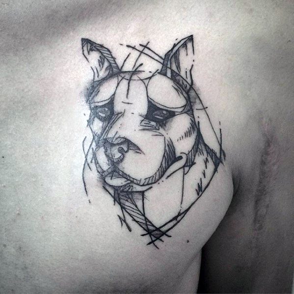 pequeno tatuaje pecho para hombre 88