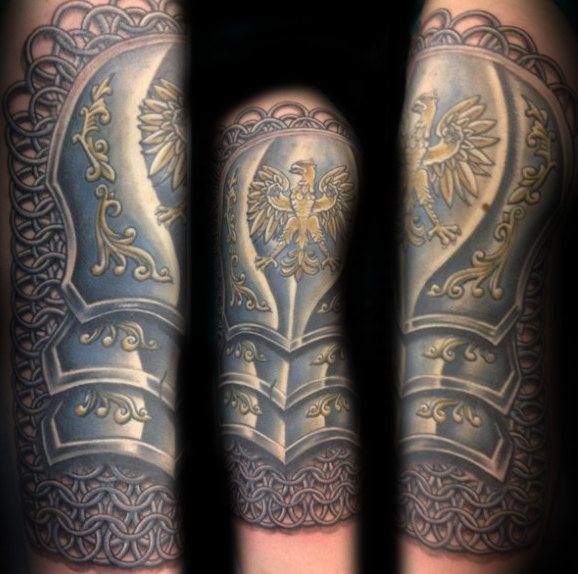 tatuaje aguila polaca para hombre 28