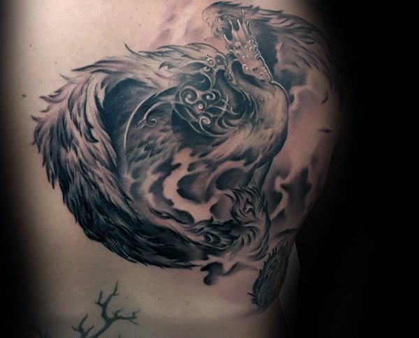 tatuaje aguila polaca para hombre 39