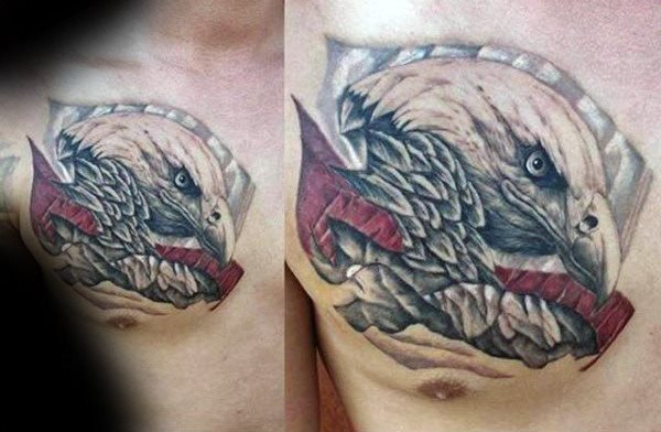 tatuaje aguila polaca para hombre 51