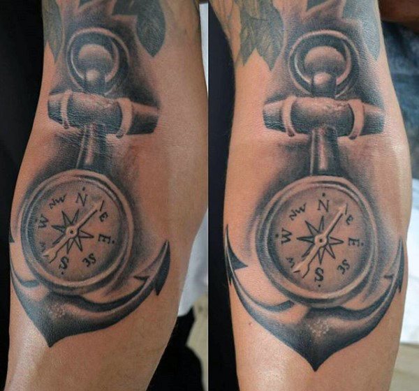 tatuaje ancla para hombre 10