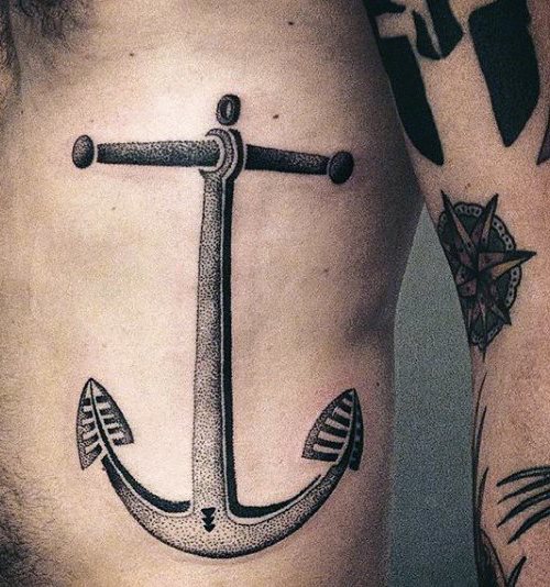 tatuaje ancla para hombre 16