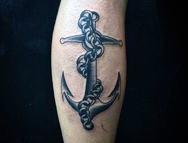 tatuaje ancla para hombre 23