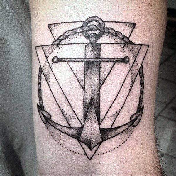 tatuaje ancla para hombre 39