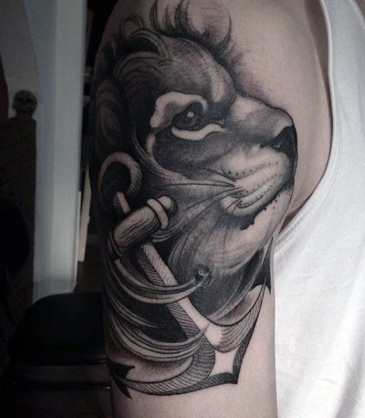 tatuaje ancla para hombre 43