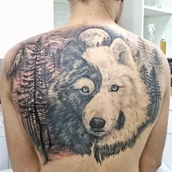 tatuaje arbol espalda para hombre 23