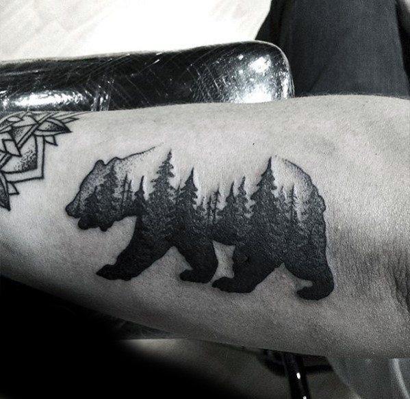 tatuaje arbol simple para hombre 24