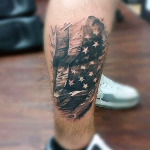 tatuaje bandera usa para hombre 14