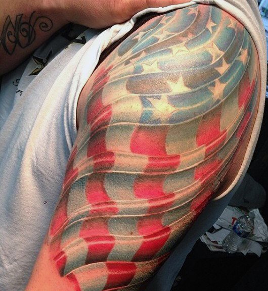 tatuaje bandera usa para hombre 31
