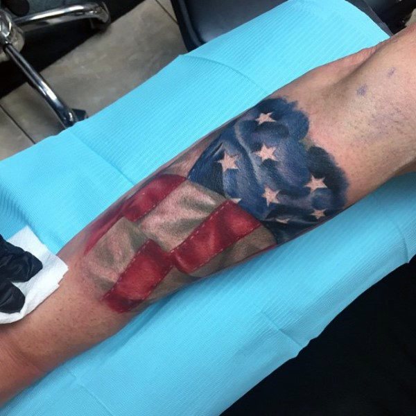 tatuaje bandera usa para hombre 32