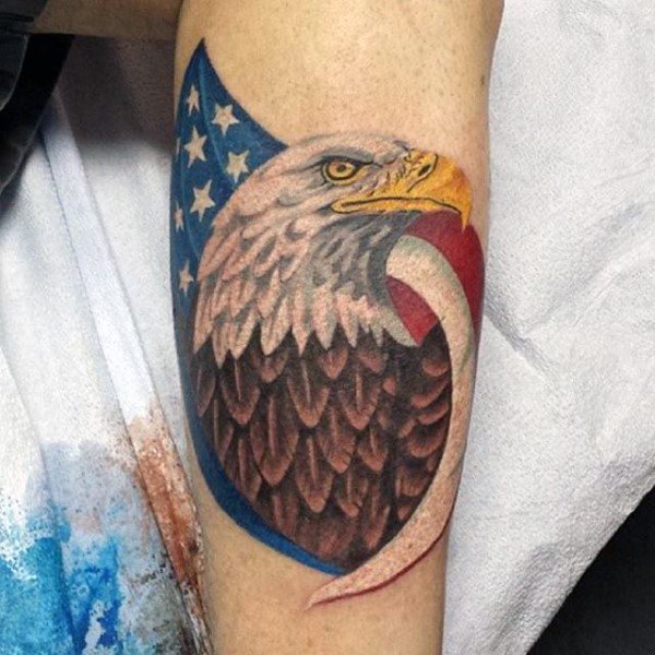 tatuaje bandera usa para hombre 41