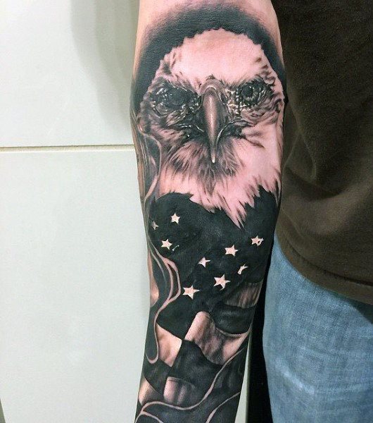 tatuaje bandera usa para hombre 48