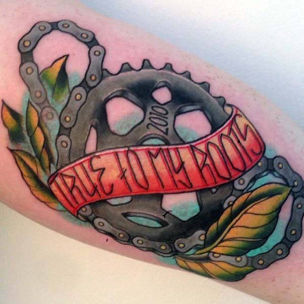 tatuaje bicicleta bmx para hombre 10