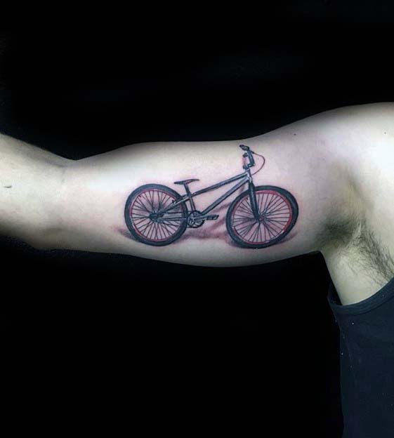 tatuaje bicicleta bmx para hombre 15