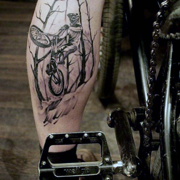 tatuaje bicicleta bmx para hombre 22