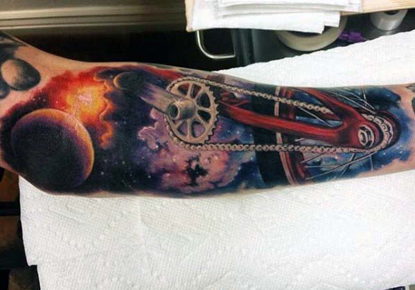 tatuaje bicicleta bmx para hombre 28