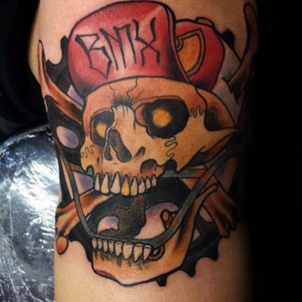 tatuaje bicicleta bmx para hombre 31