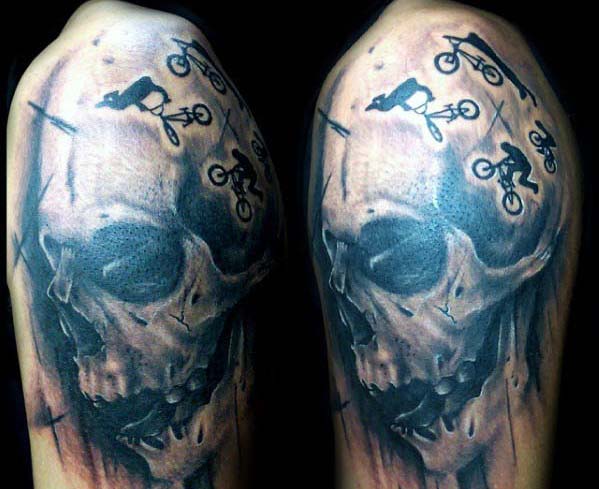 tatuaje bicicleta bmx para hombre 32