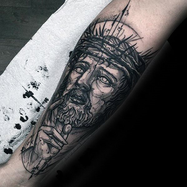 tatuaje catolico para hombre 44