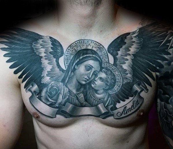 tatuaje catolico para hombre 52