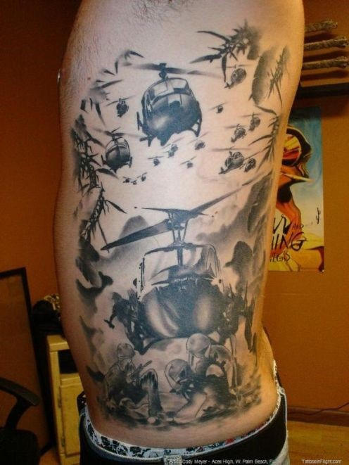 tatuaje costillas para hombre 06