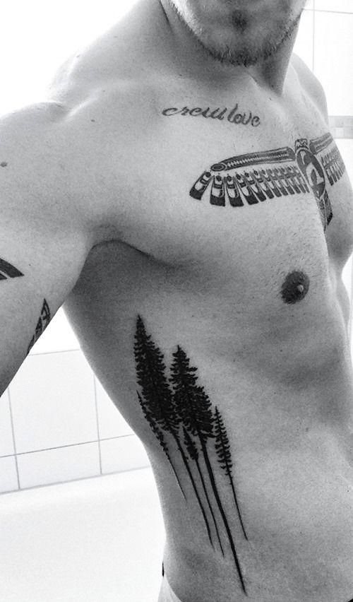 tatuaje costillas para hombre 26