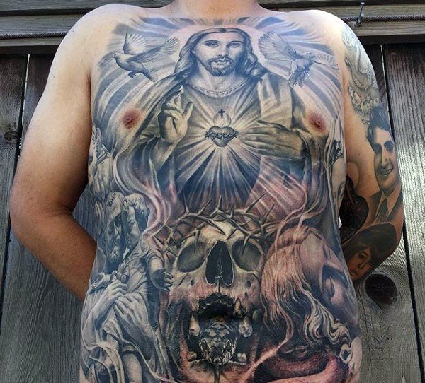 tatuaje cristiano para hombre 24