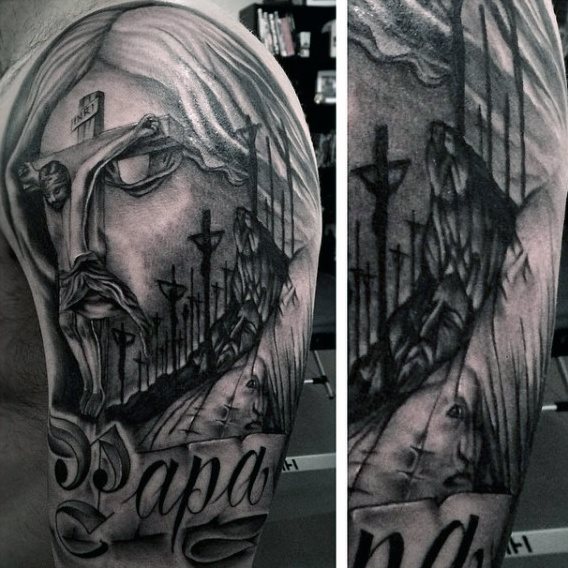 tatuaje cristiano para hombre 52