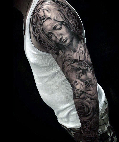 tatuaje cristiano para hombre 66